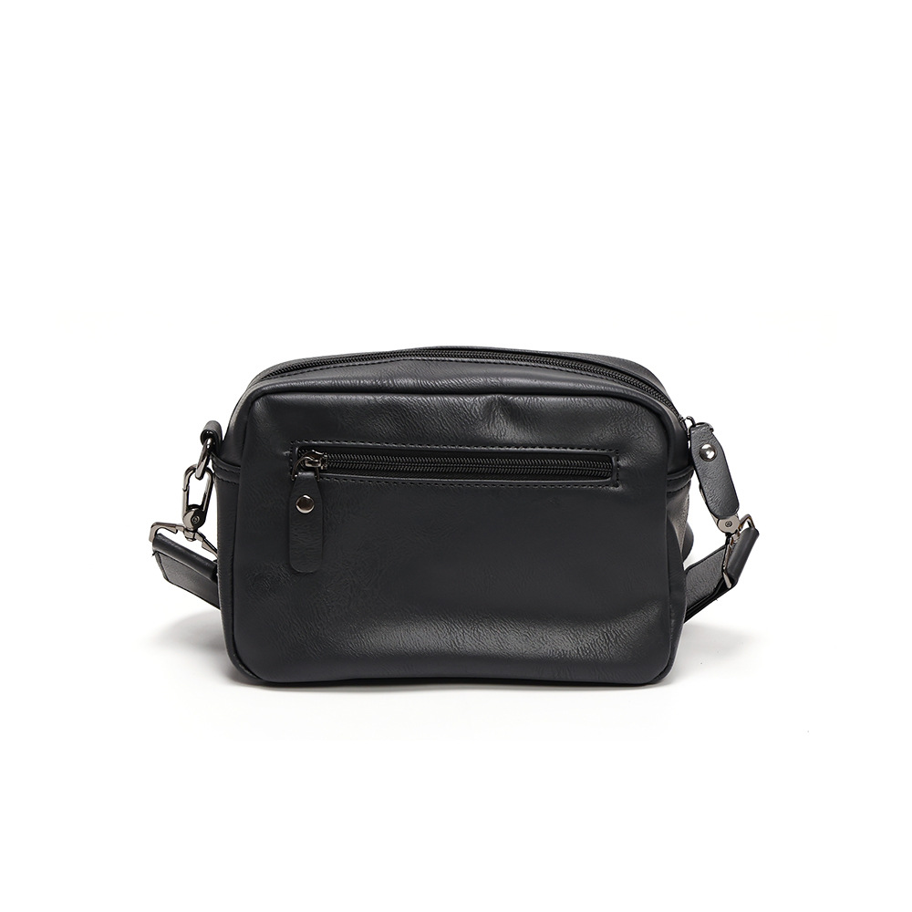 Heren Leren Kruisbodytas