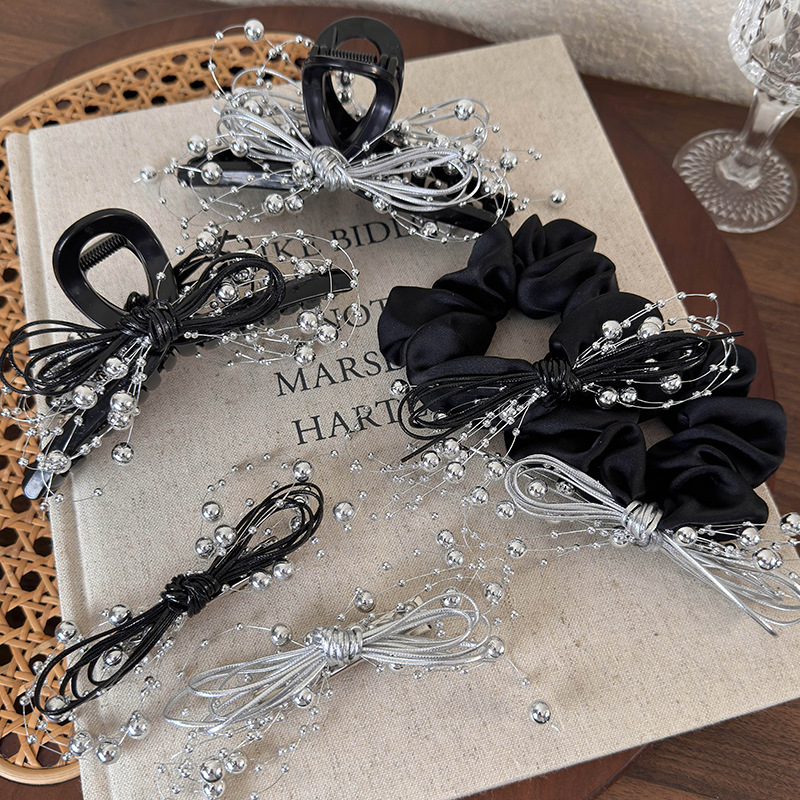 Barrette à Cheveux avec Chaîne à Billes