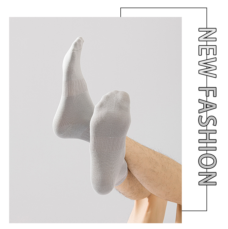 Чоловічі бавовняні шкарпетки до середини литки