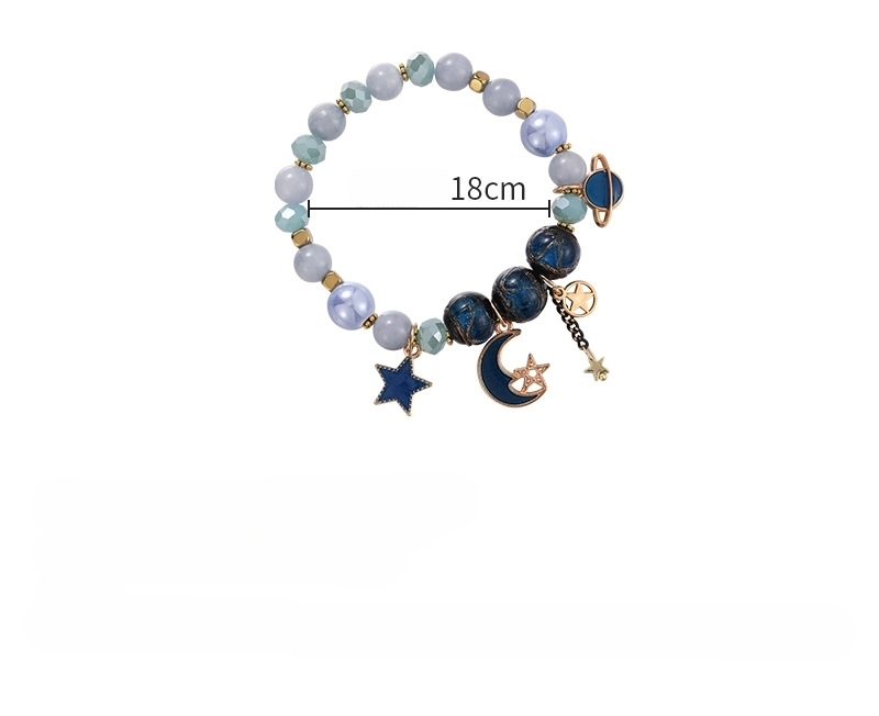 Gelang Manik Kristal Planet dan Bintang