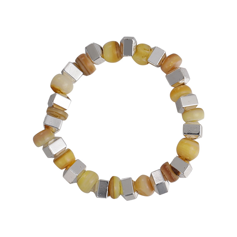 Beaded Elastic Cord Ring