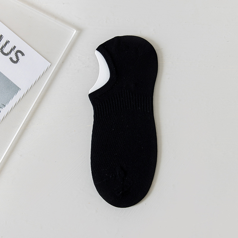 ถุงเท้าผู้ชายไม่มีรอยต่อ Mesh แบบไม่โชว์