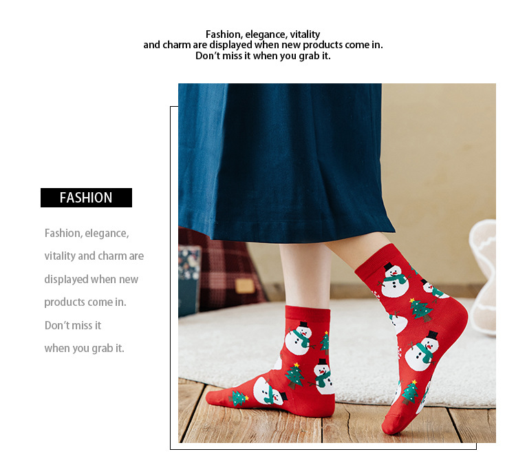 Meias Natal Meia-Canela