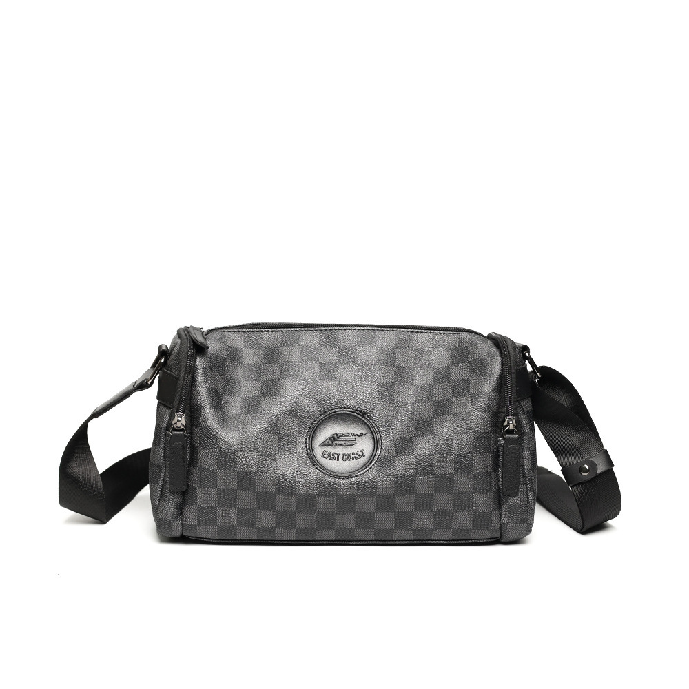 Heren Schoudertas Ruitpatroon