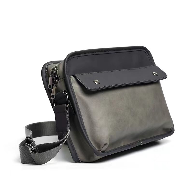 비닐 스웨이드 크로스바디 백