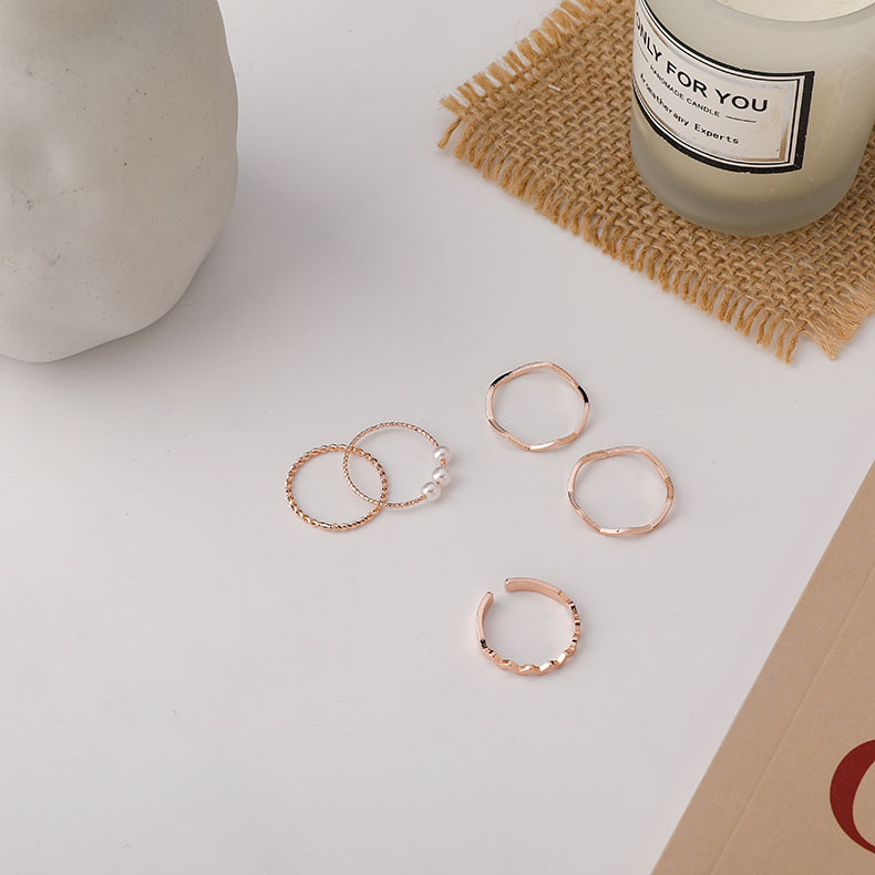 Pearl Ring Set