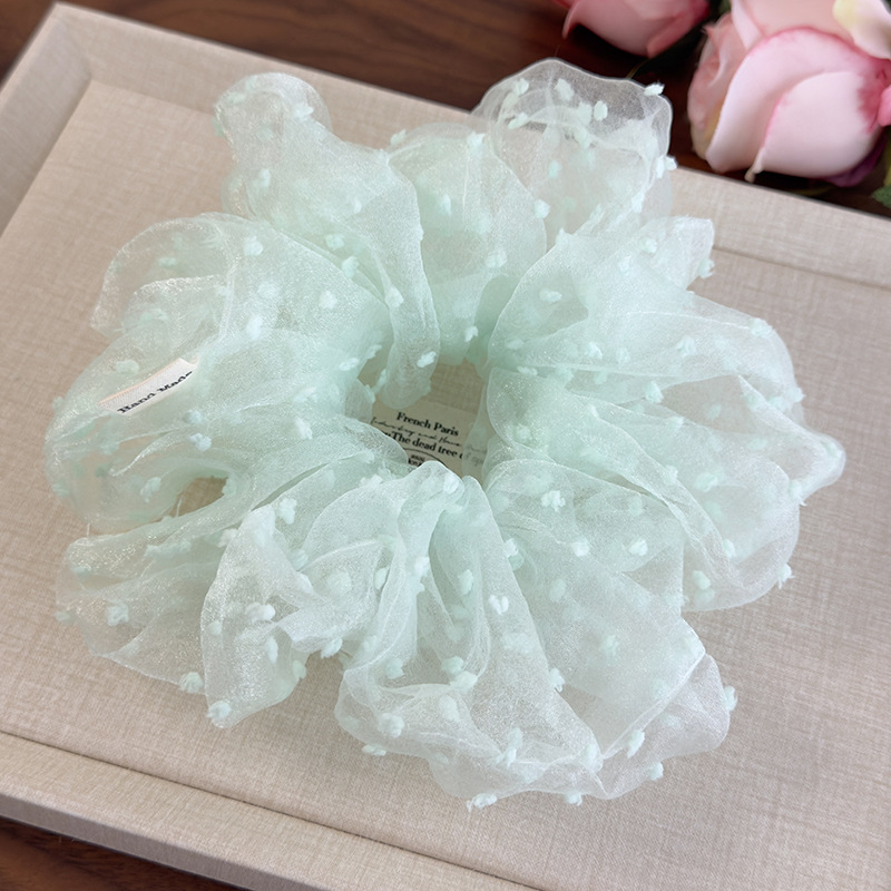 メッシュバブルポルカドットスクランチー