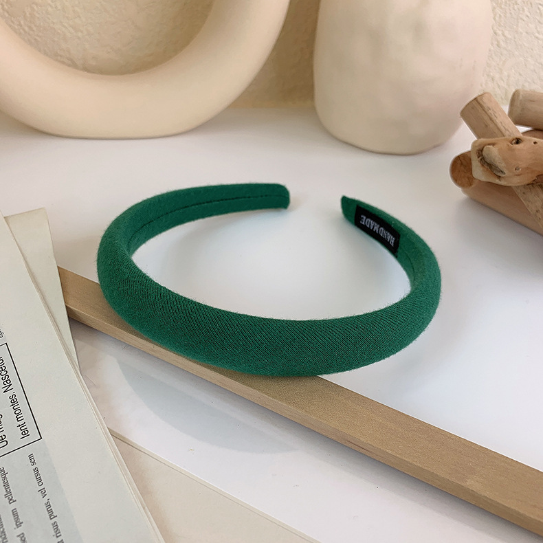 크림 스폰지 헤어밴드