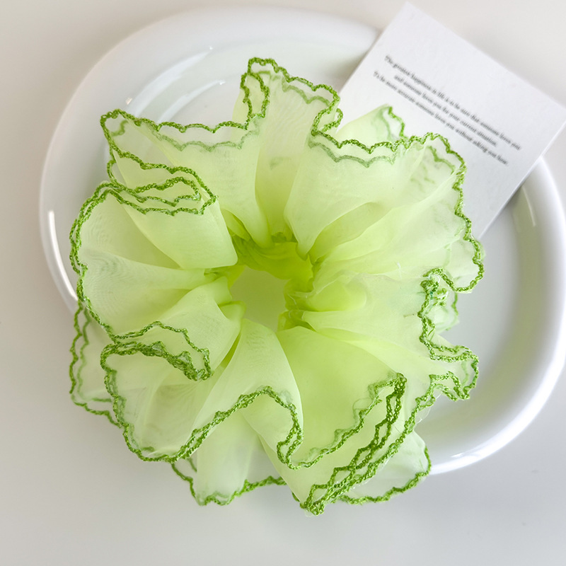 オーガンザプリーツスクランチー