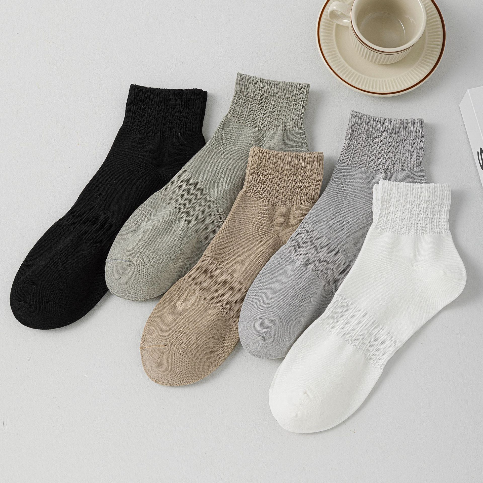 Чоловічі бавовняні шкарпетки до середини литки