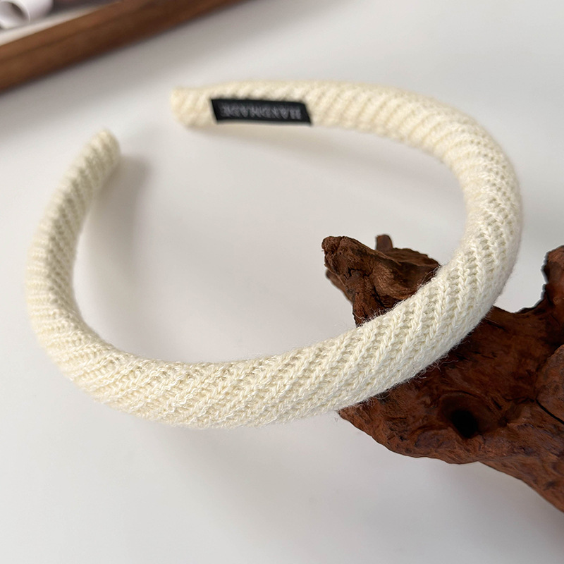 Cinta para el Cabello de Lana Vintage