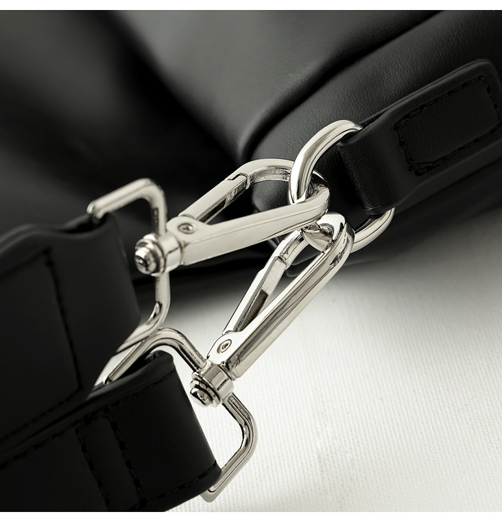 メンズPUレザークロスボディバッグ