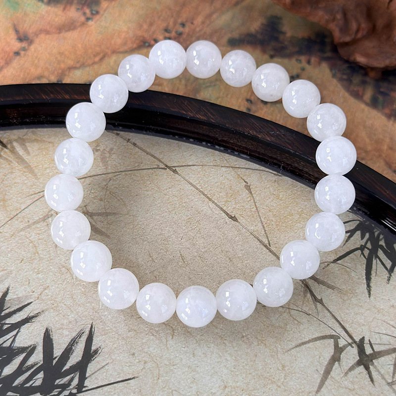 สร้อยข้อมือลูกปัดหินสีสันหลากหลายแบบห่วงเดี่ยว