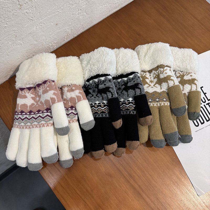 Kadın Örgü Kış Eldiveni