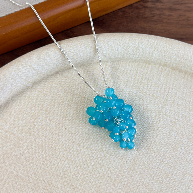 Довге Намисто з Виноградним Намистинами