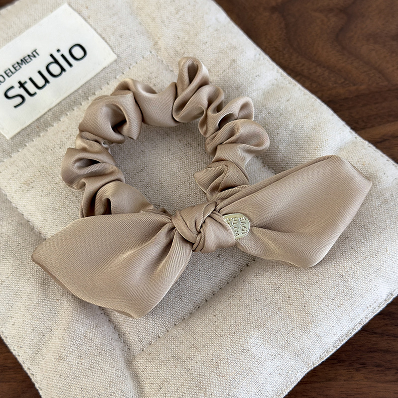 Satin Bow Scrunchie