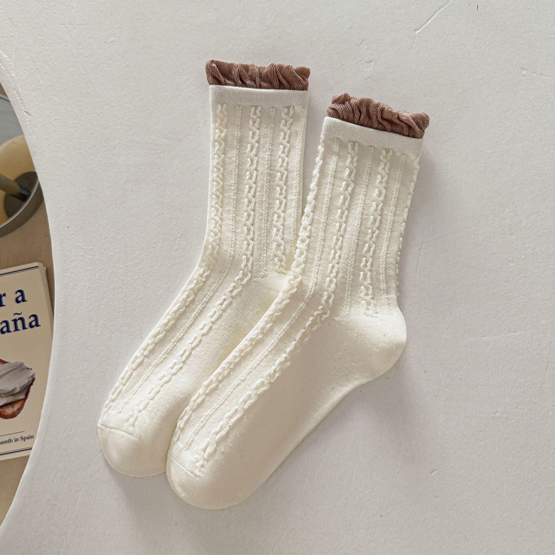 Žebrované podkolenky