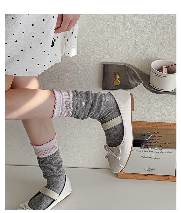 Meias Ballet Scrunch Feminina