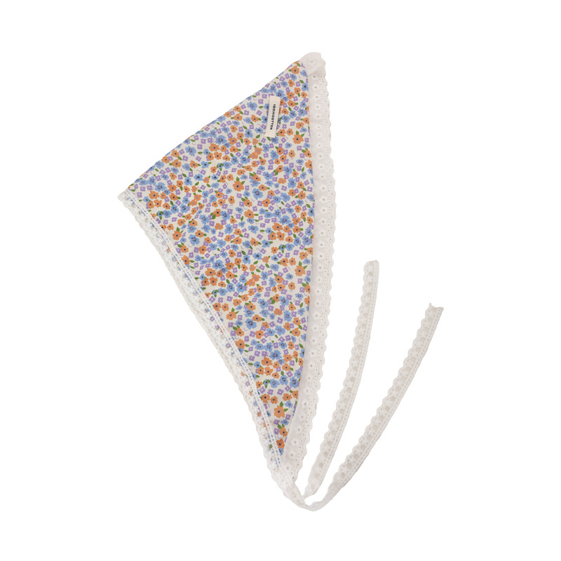 Floral Triangle Headscarf