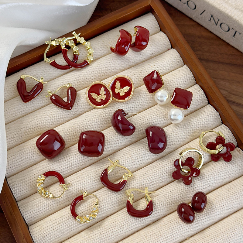 기하학 미니멀리스트 귀걸이