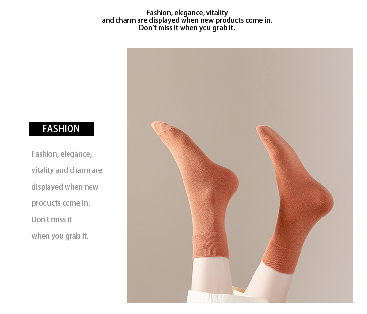 Meias de Algodão até a Panturrilha