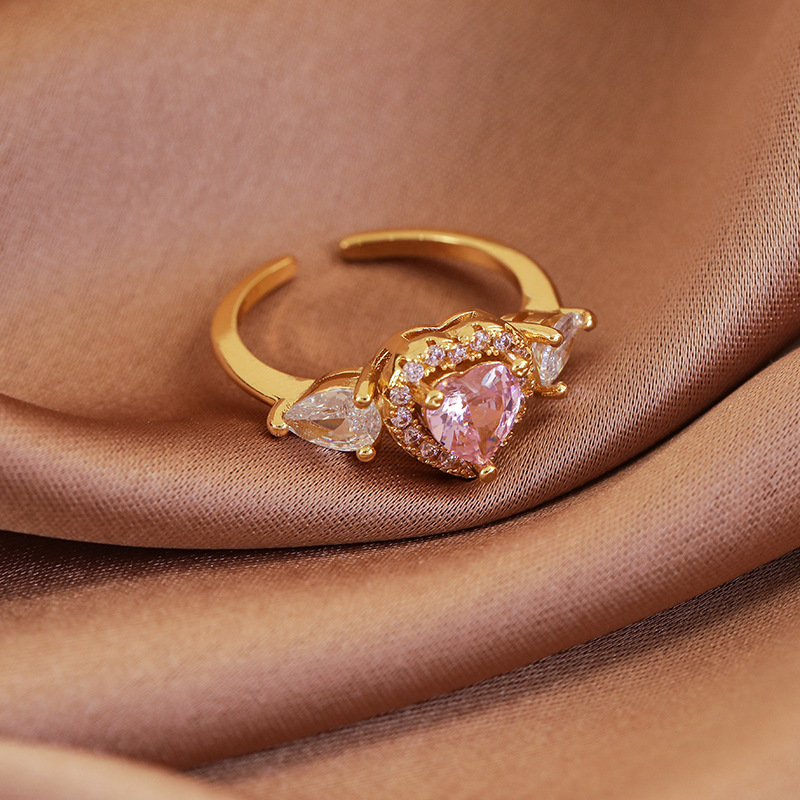 Adjustable Heart Ring