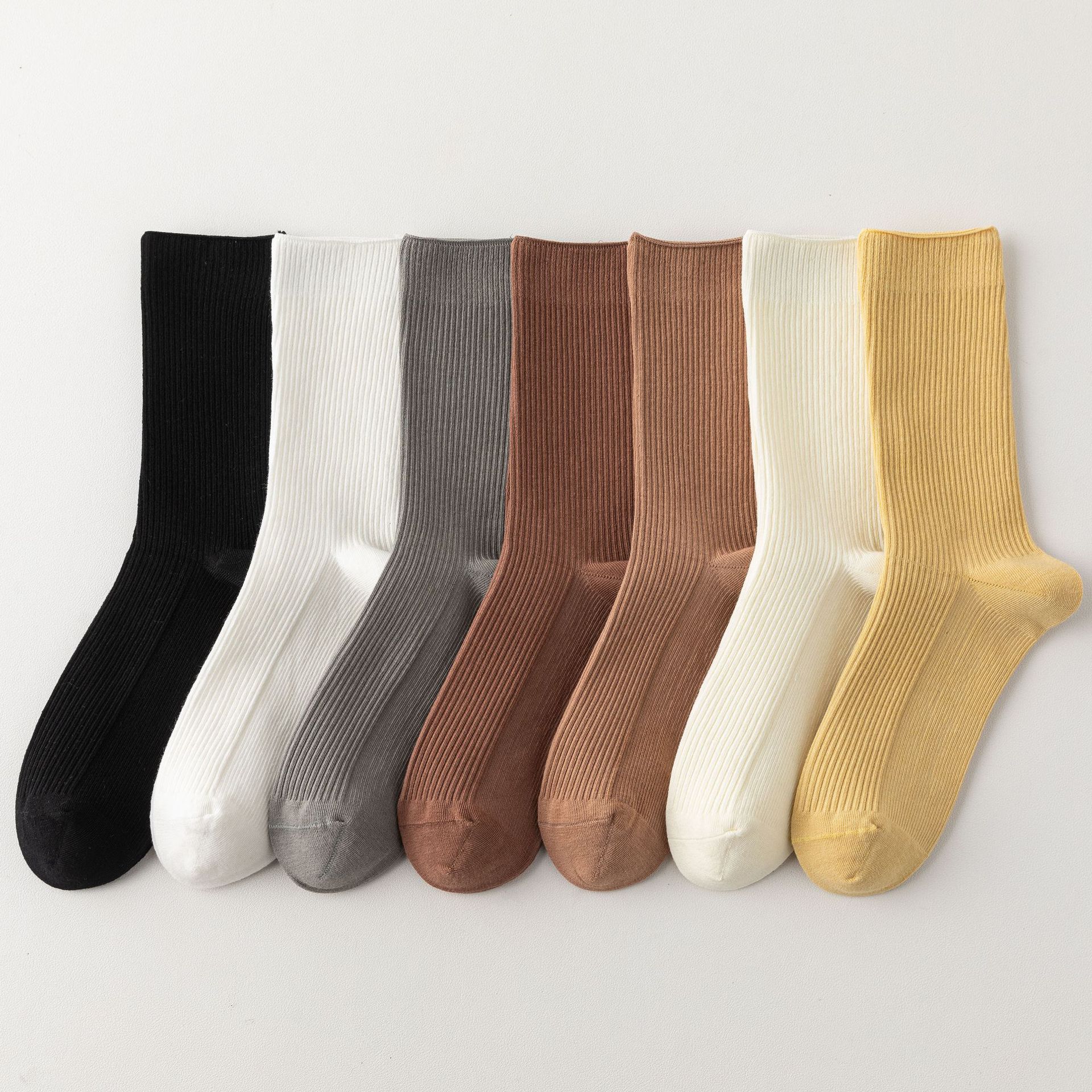 Meias de Risca Dupla Agulha