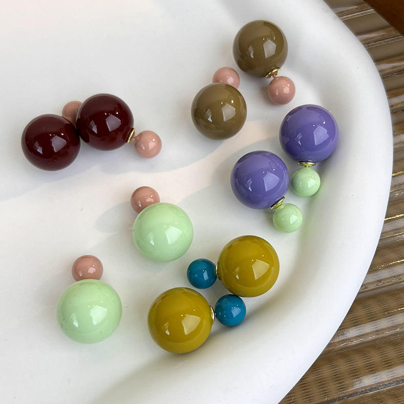 리버서블 볼 귀걸이