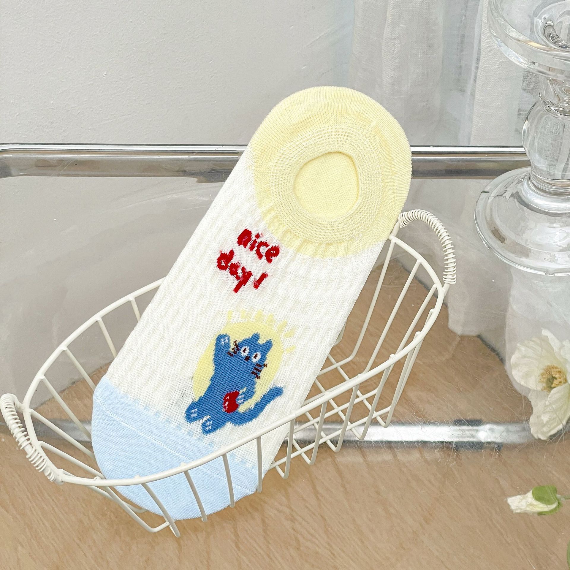 레이스 노쇼 양말 여성용