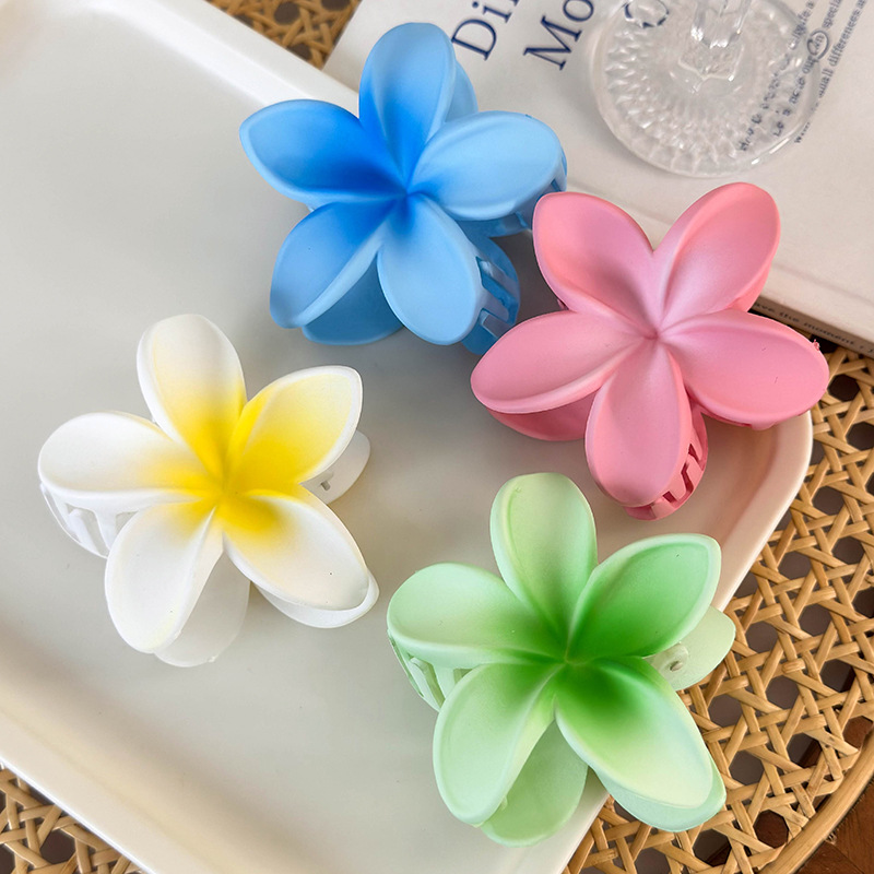 Jepit Rambut Cakar Bunga Frangipani