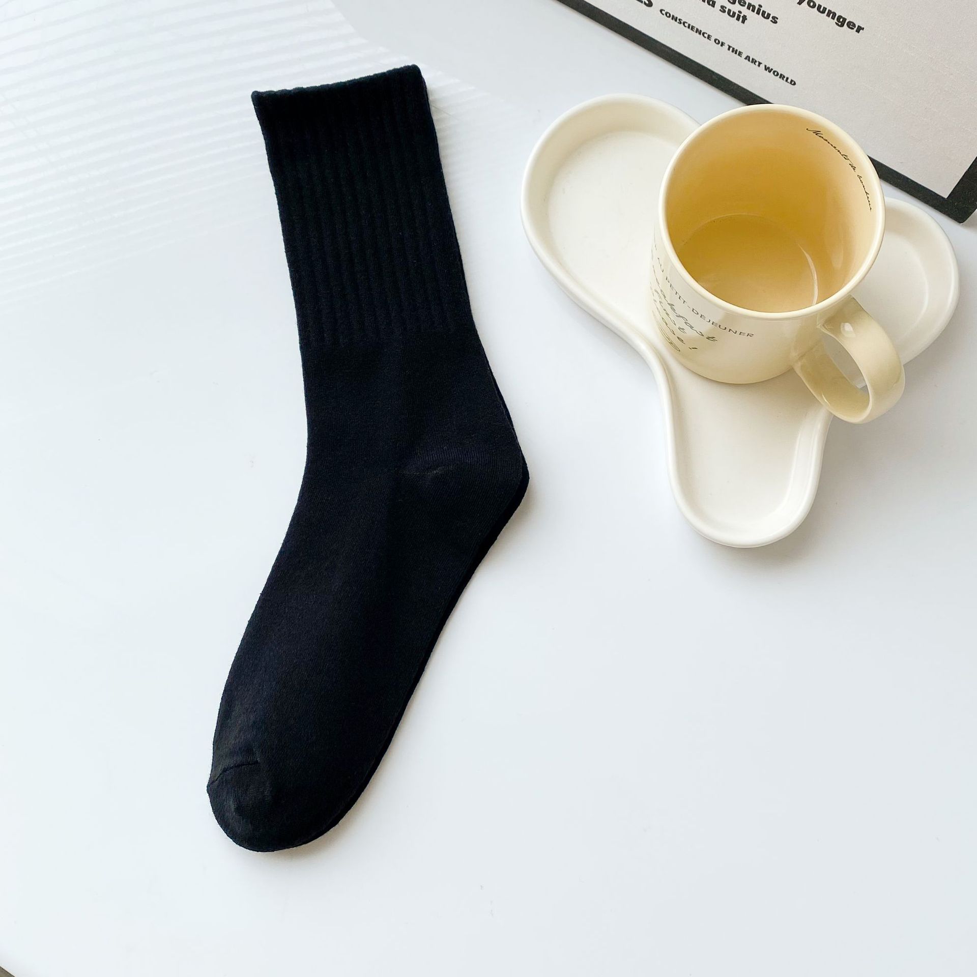 Meias de Algodão Meia Canela para Mulher