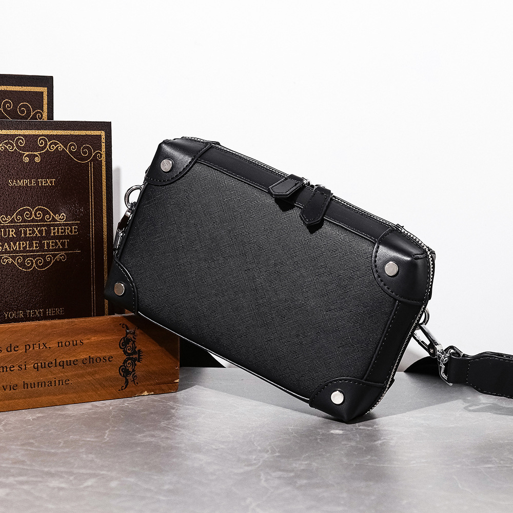 Mannen Ruitjesschoudertas