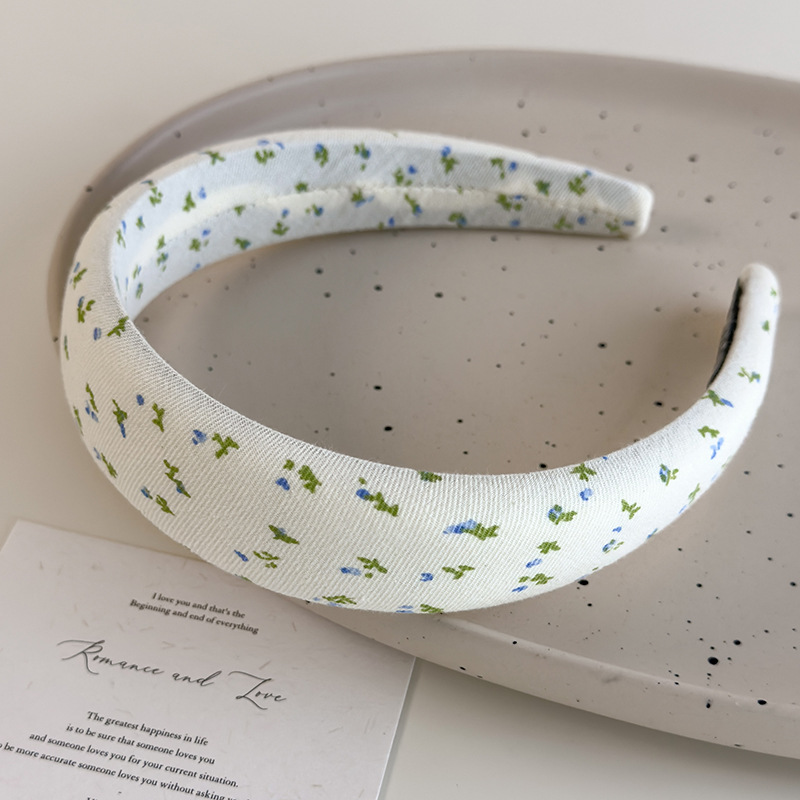 Diadema Floral Azul para Mujer