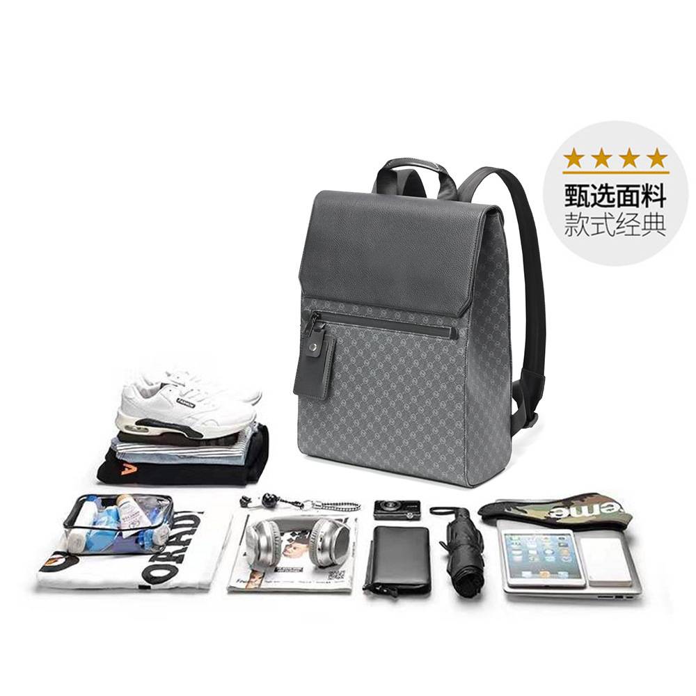 남성 가죽 백팩