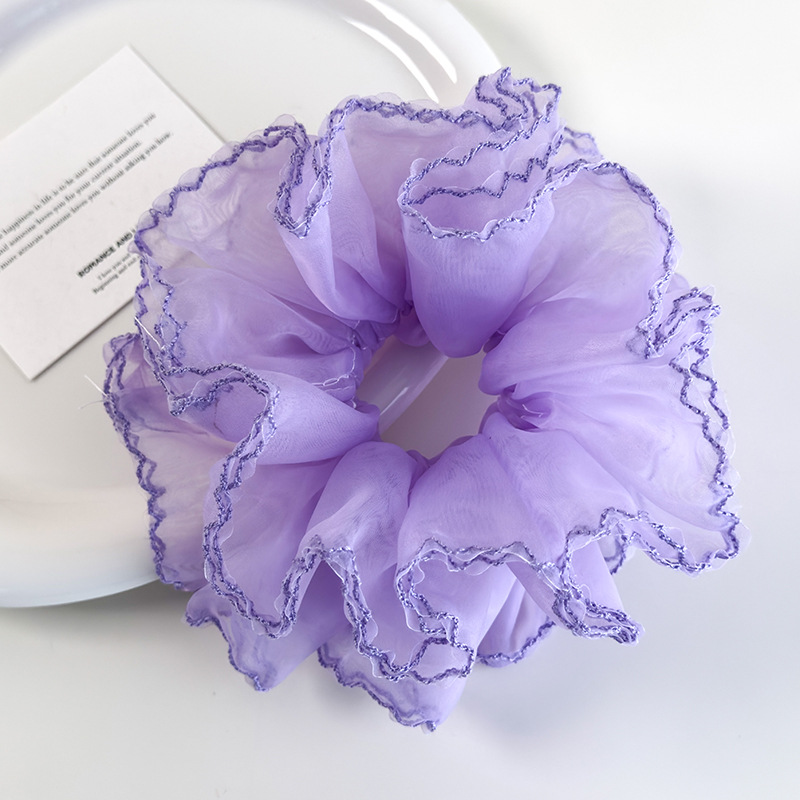 オーガンザプリーツスクランチー