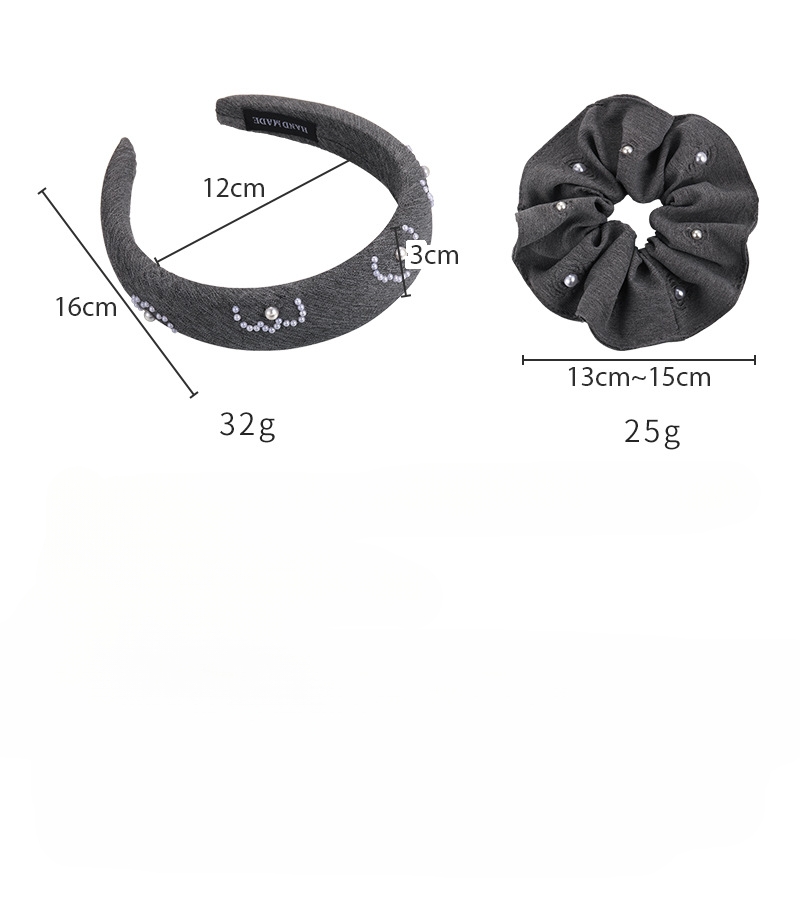 Coleteros y Diademas con Perlas Florales en Relieve