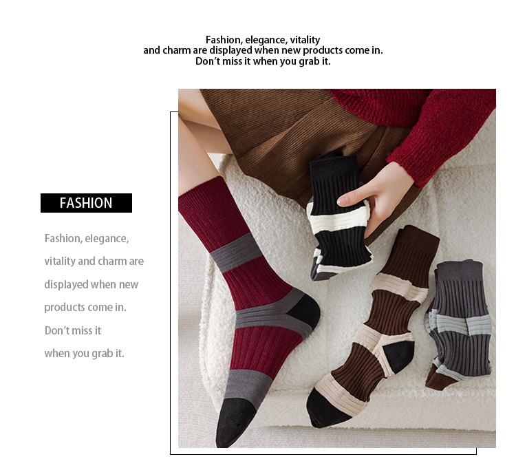 Meias de Algodão Meia-Canela