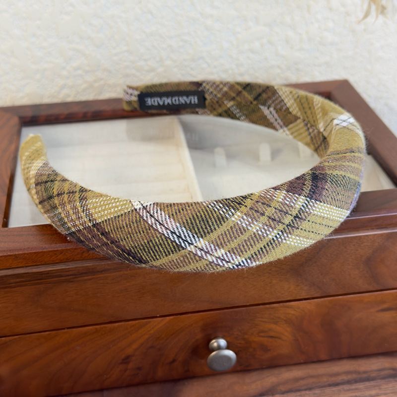 Diadema Preppy de Cuadros