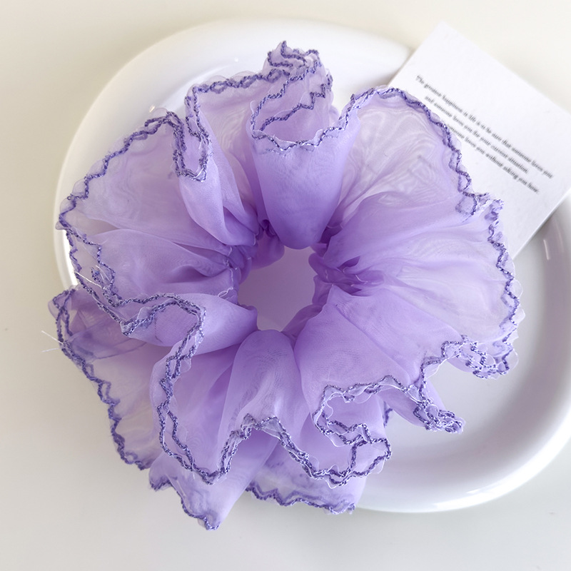 オーガンザプリーツスクランチー