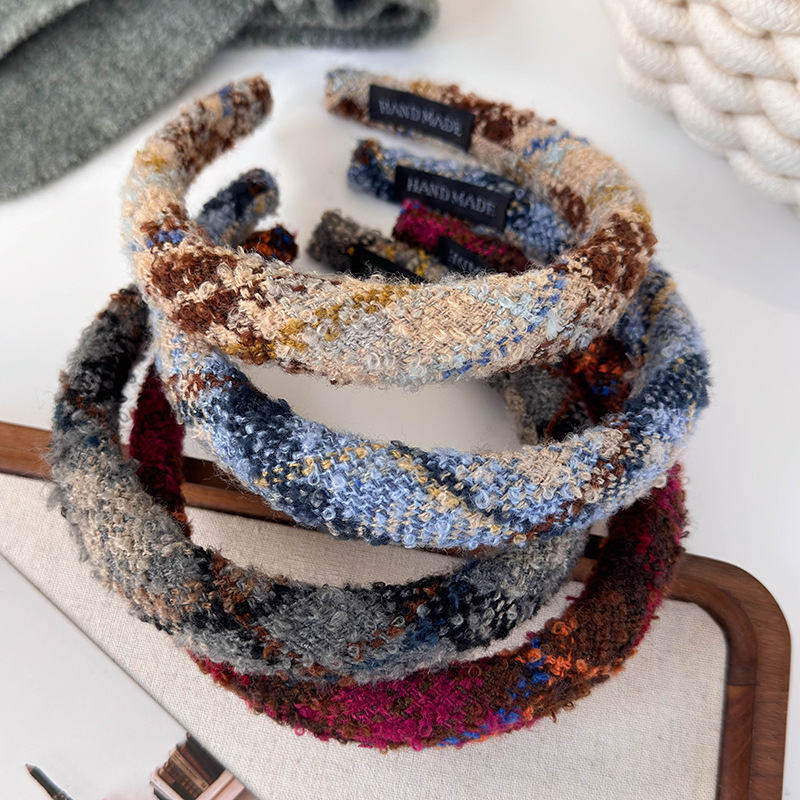 Cinta para el Cabello de Punto de Felpa