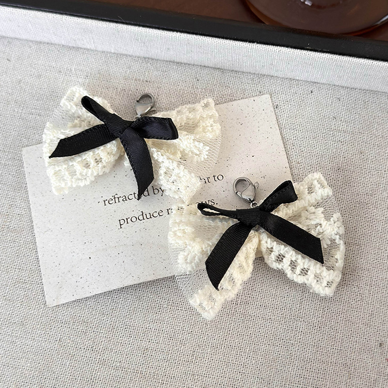 Kokardka Koronkowa do Butów