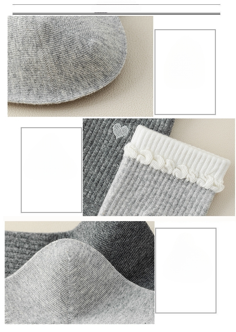 Meias de Cano Médio com Enrugamento