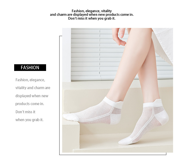 Prodyšné Síťované Neviditelné Ponožky