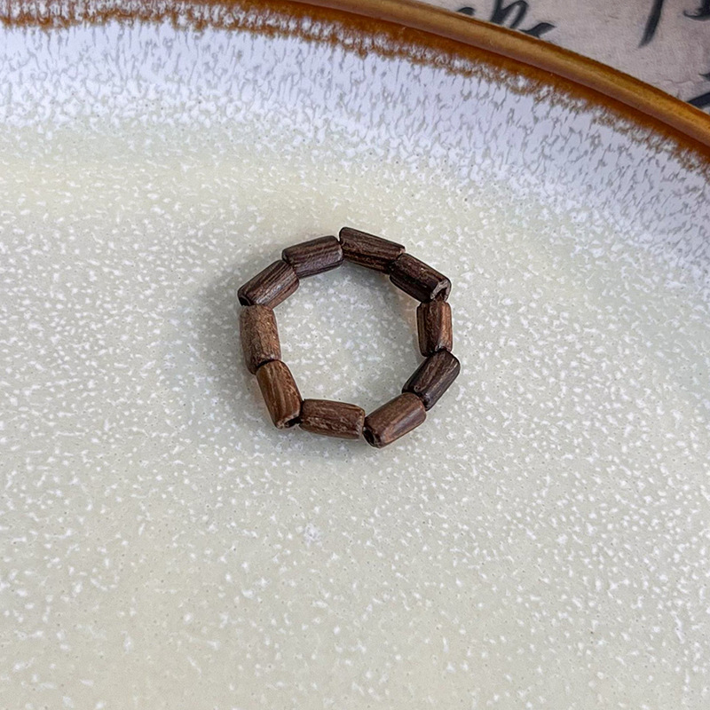 Wood Bead Ring