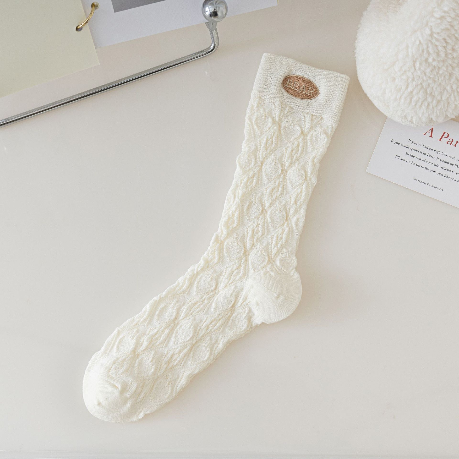 Meias de Algodão Meia Canela