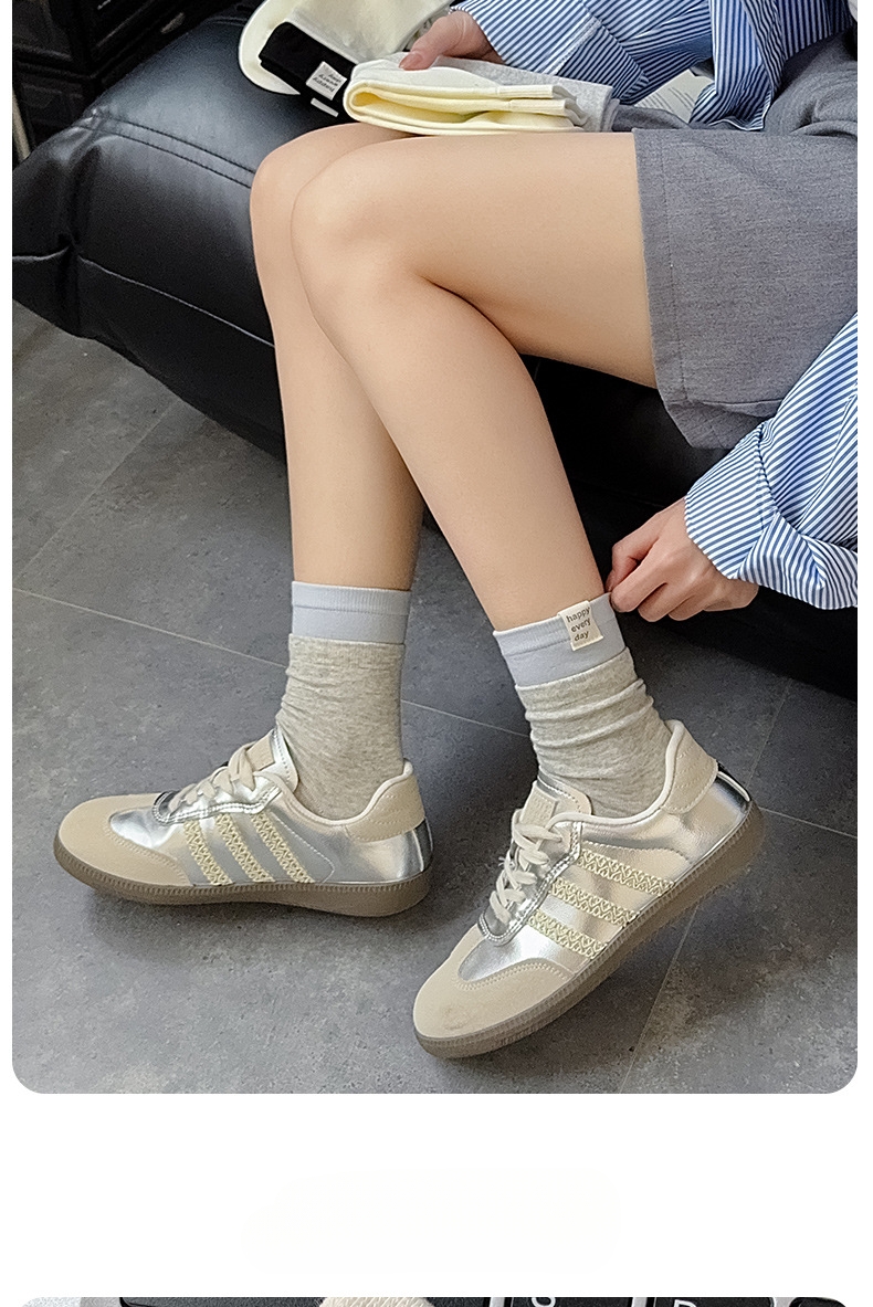 Meias Tornozelo com Coração Bordado