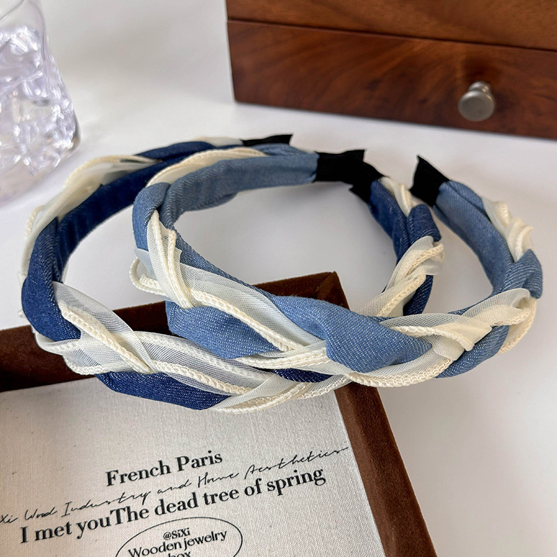 Винтажная Плетеная Повязка для Волос