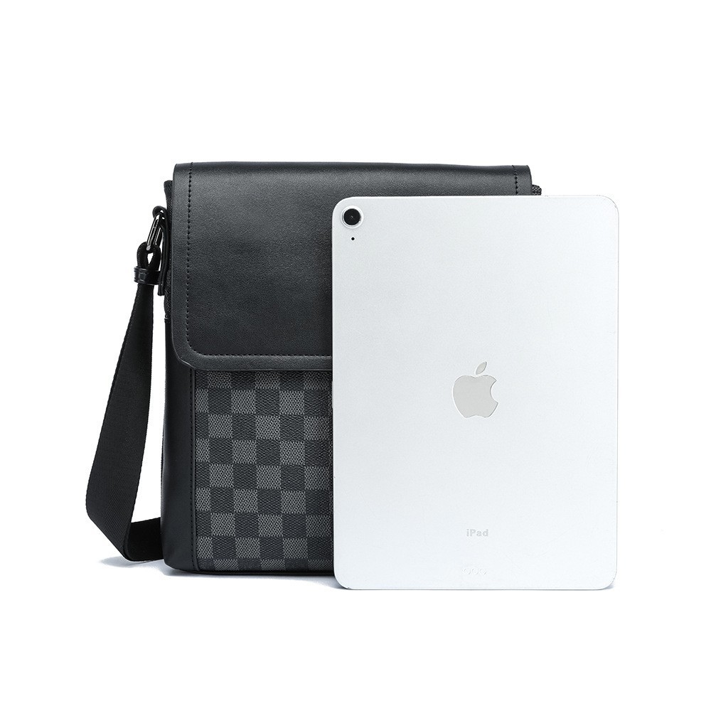 Borsa a tracolla uomo a quadri