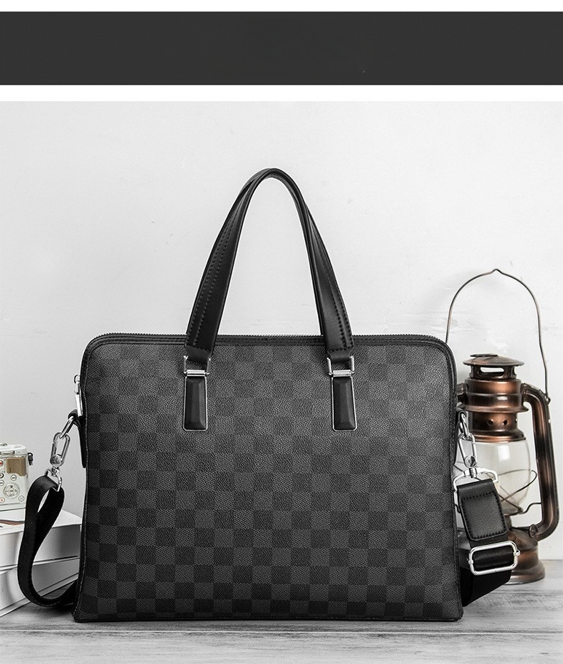 حقيبة أعمال رجالية كبيرة السعة