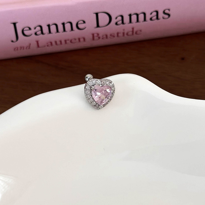 싱글 이어링 마이크로셋 지르코니아